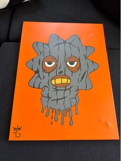 Acrylic on Canvas cartoon painting art