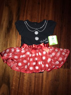 Minnie Mouse onesie 6 months new