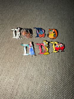 Hidden disney D pins