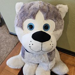 Giant Husky Teddy Bear