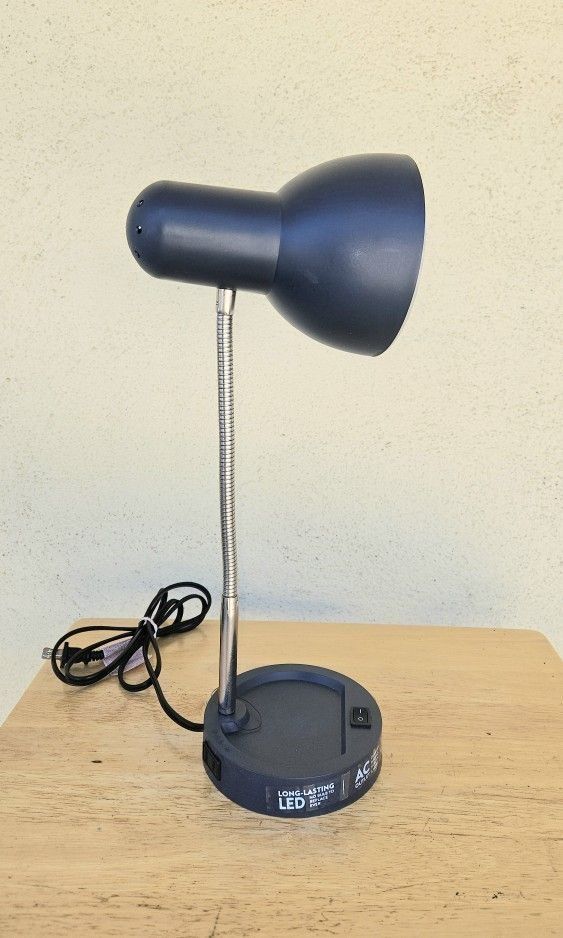 DESK LAMP ADJUSTABLE NECK (Navy Blue)
