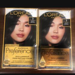 L’Oréal Soft Black Hair Dye 2 Of Them