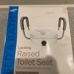 Locking Raised Toilet Seat