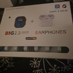 Smart Watch & Earphones Set