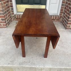 Drop Leaf Wood Coffee Table 