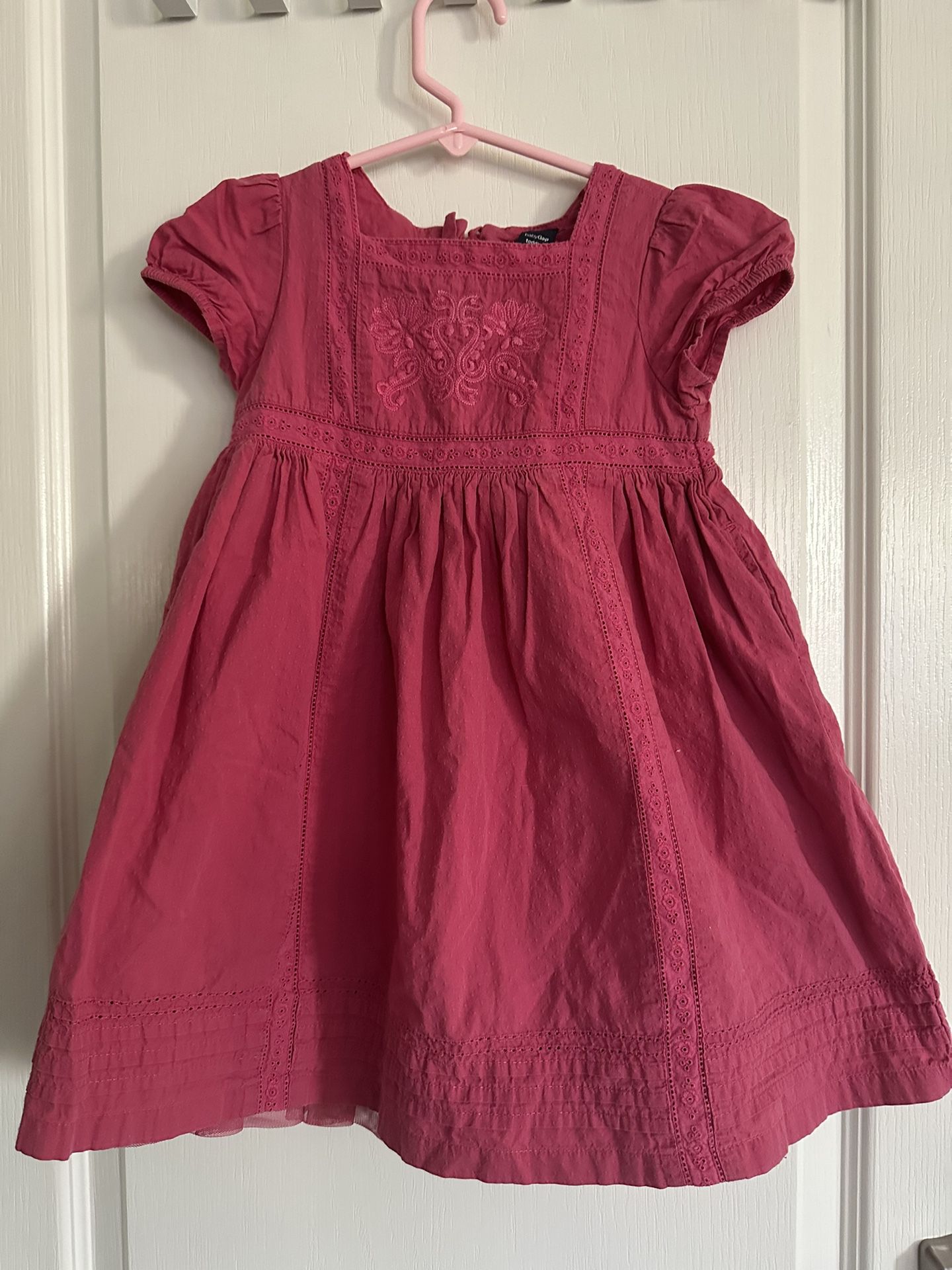 Baby Gap Antique Dust Rose Layered Dress Girls 3T 3