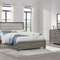 4-Pc Queen Size Bedroom Set. $50 Down Payment
