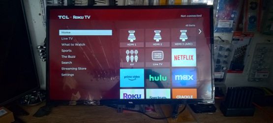 Tcl 32" Roku Flat Screen TV #flatscreen, #tv