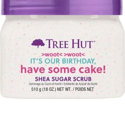 Tree Hut Shea Sugar Scrub Birthday Cake, 18 oz