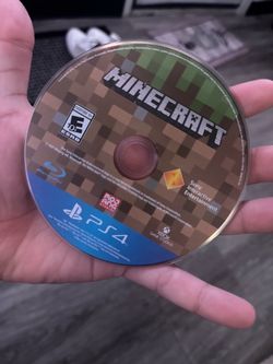 PS4 Minecraft disc
