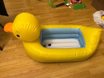 Inflatable Duck Baby Bath Tub
