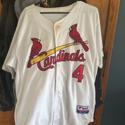 Yadier Molina 2011 World Series jersey