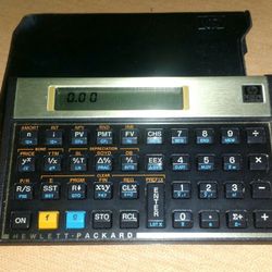 Hewlett Packard HP 12C scientific calculator