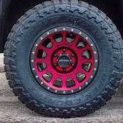  Silverado Tundra Ram F-150 Balistic Off Road Rims Pro Comp Kmc Method Titan Wheels 