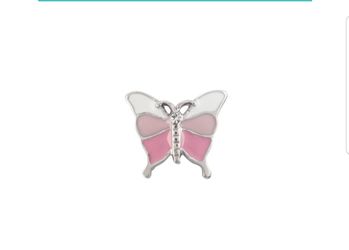 Origami owl PINK OMBRE BUTTERFLY CHARM