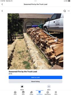 Wood for sale by the truckload