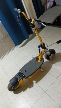 10" tires Bladez XTR Comp ll full Suspension Old School Electric foldable Scooter  Battery Upgrade 48v 14000mAh Goes 30mph Easy, Asking $250 FirmPrice