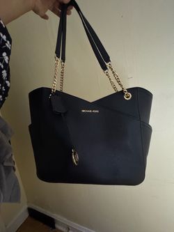 Michael Kors Black Saffiano Leather Tote Bag