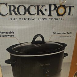 Crock-Pot SCV400-B 4qt Black Slow Cooker Dishwasher Safe Removable Stoneware