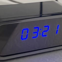 Hidden Security Camera Clock 