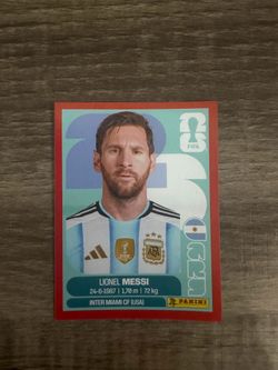 Lionel Messi - Panini FIFA World Cup 2026 - RED PARALLEL - Argentina