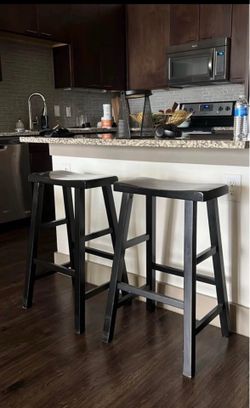 Black stools
