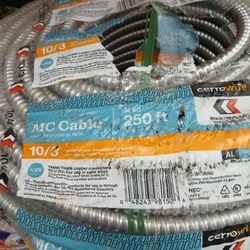 New MC Metal Clad Cable 10/3