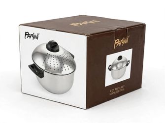 Parini 6 Qt Stainless Steel Pasta Pot