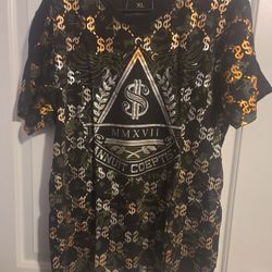 Switch Remarkable Mens Hipster Hip Hop Roll of Money Graphic T-shirt (Ts-E4)