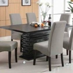 Brand New 7PC Barley Brown Dining Set