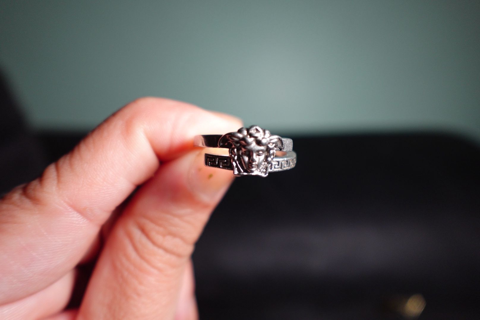 Medusa silver sterling ring luxuryjewellery