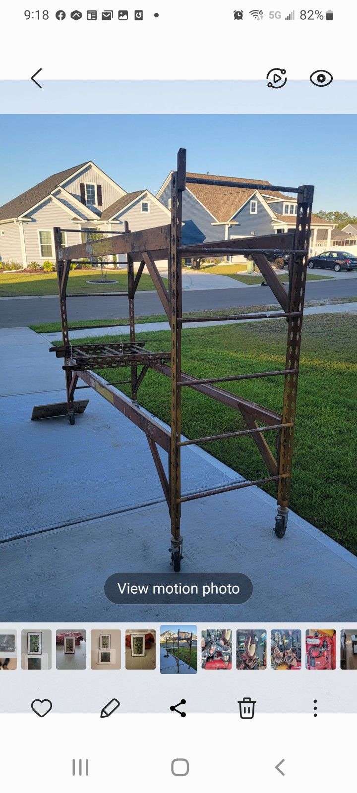 8' rolling scaffold Heavy duty