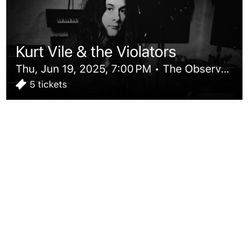 Kurt Vile Tickets