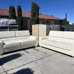 Matching White Sofa Set!