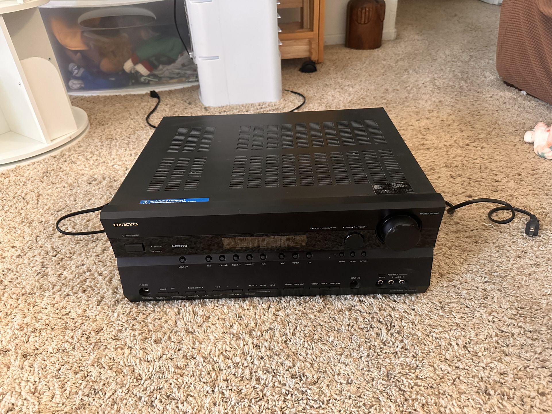 Onkyo TX-SR606 7.1-Channel HDMI Audio/Video Home Theater Receiver
