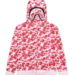 Pink Bap Zipe up hoodie 