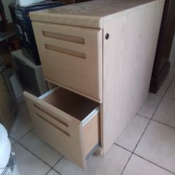 Wood Filing Cabinet