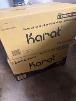 Karat dome lids