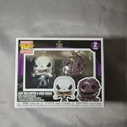 Funko Pocket Pops! Jack And Oogie Boogie Key Chain 2-Pack NWT (R)