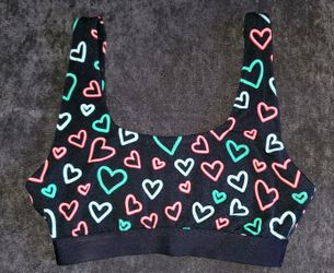 Me Undies Curvy U-back Bralette Neon Hearts 