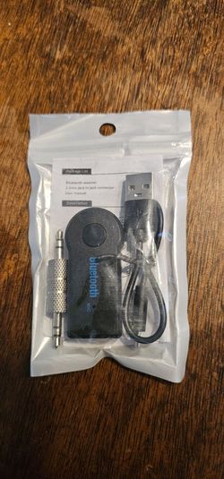 Receiver Adapter Mic Wireless Bluetooth 3.5mm AUX Audio-Stereo Music Auto Car