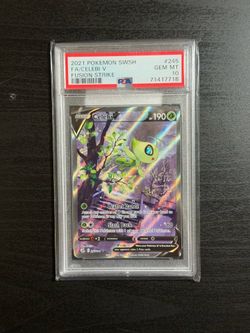 PSA 10 CELEBI V 245 FUSION STRIKE SWORD & SHIELD ALT ART POKEMON GEM MINT