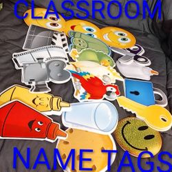 Classroom name tags - 101 Name Tags