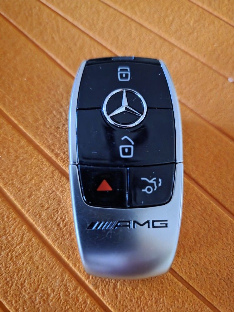 Mercedes Benz Silver Keyfob Remote AMG