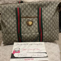 Authentic Gucci Weekend/carryon/travel Bag 