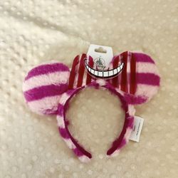 Cheshire Cat Plush Ear Headband for Adults – Alice in Wonderland