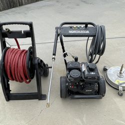 Pressure Washer - North Star + Hoses, Surface Cleaner, & Reel
