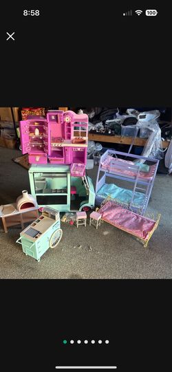 Our Generation American Girl Doll Accessories Ice Cream Truck Doll Beds Pizza Oven Beds Hot Dog Cart