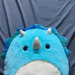 Big Blue Triceratop Squishmallow