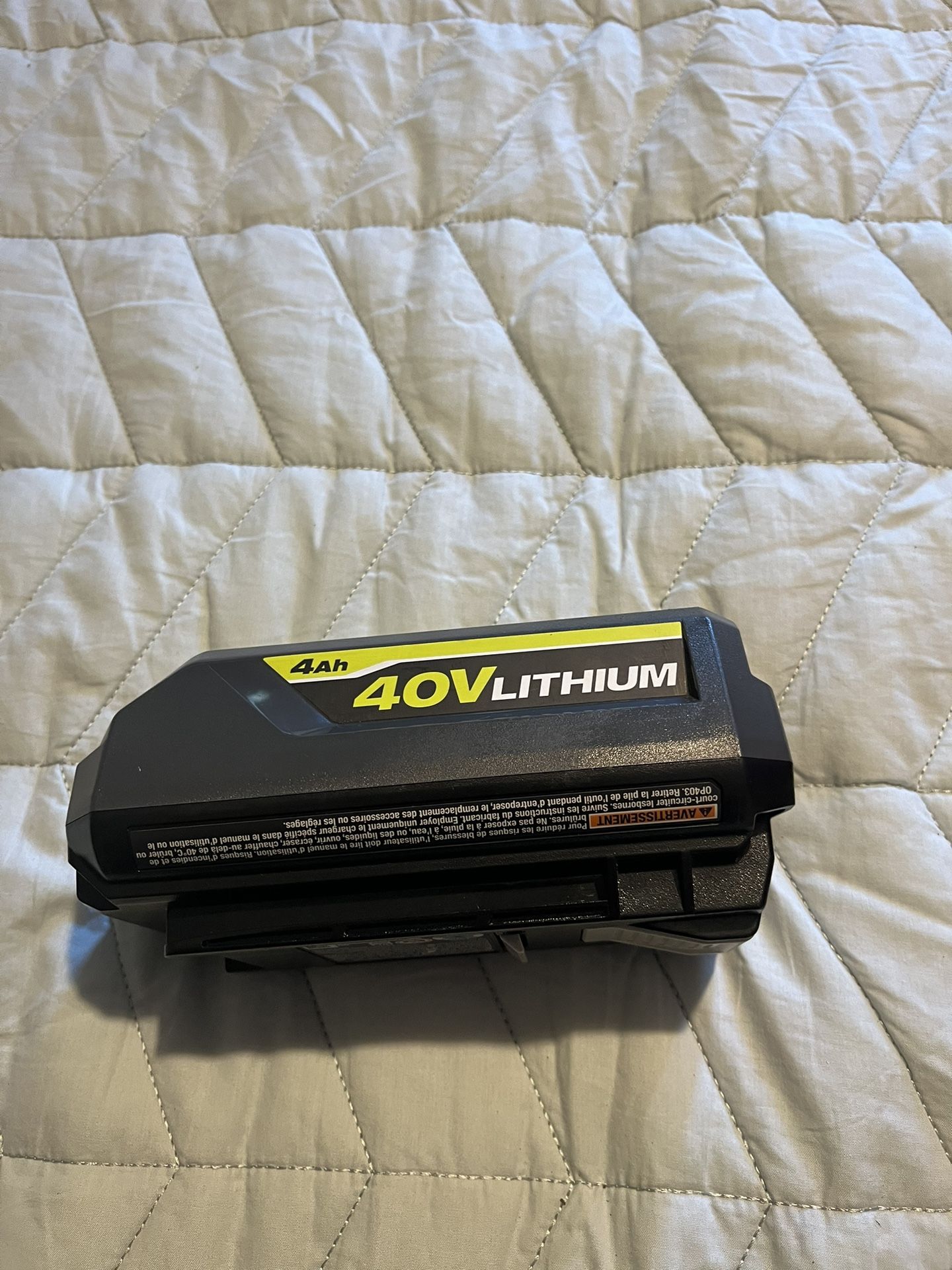 Ryobi 40 Volt Battery 4.0